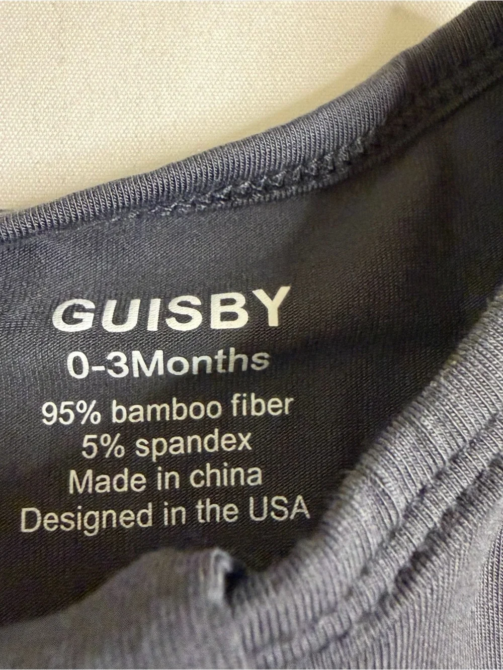 GUISBY Bamboo Zip Sleeper Bundle NWT 0-3 Months Coral & Gray